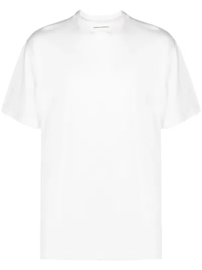 Extreme Cashmere Crew-neck Cotton-cashmere Blend T-shirt In White