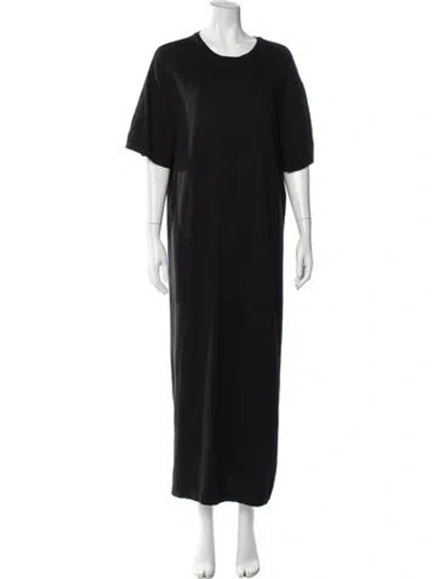 Pre-owned Extreme Cashmere Crew Neck Long Dress In Blue