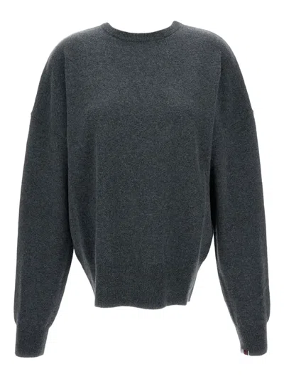 Extreme Cashmere Crew-neck Long-sleeves Sweater In Black