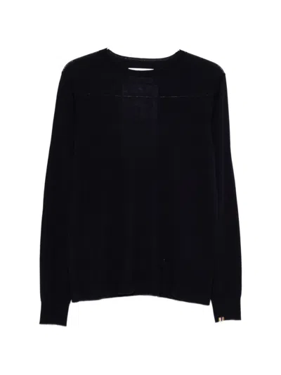 Extreme Cashmere Wool Cashmere Crew Neck Knit Sweater In Black