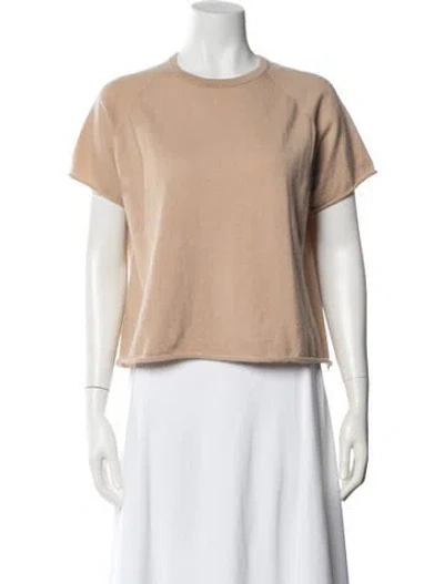 Pre-owned Extreme Cashmere Crew Neck Short Sleeve Top In Neutral