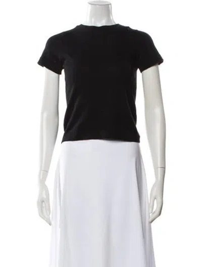 Pre-owned Extreme Cashmere Crew Neck Short Sleeve T-shirt In Black