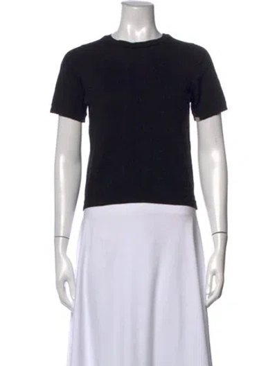 Pre-owned Extreme Cashmere Crew Neck Short Sleeve T-shirt In Black