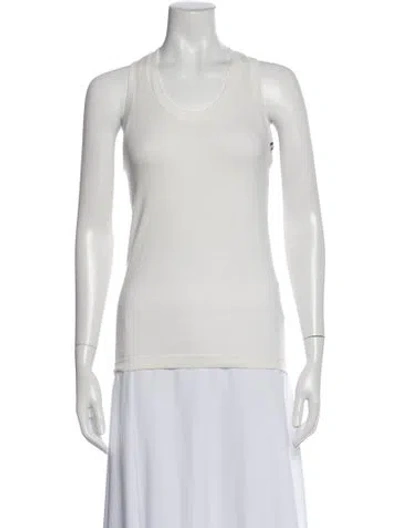 Pre-owned Extreme Cashmere Crew Neck Sleeveless Top In Neutral