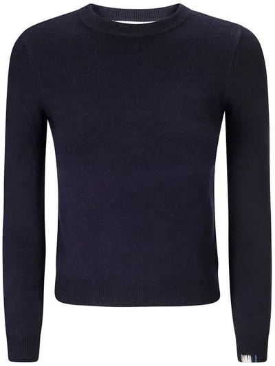 Extreme Cashmere Crew Neck Sweater In Dark Blue