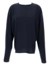 Extreme Cashmere Pullover Mit Geripptem Saum In Blue