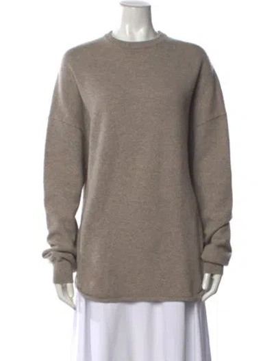 Pre-owned Extreme Cashmere Crew Neck Sweater In Brown