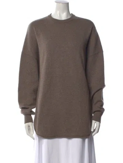 Pre-owned Extreme Cashmere Crew Neck Sweater In Brown