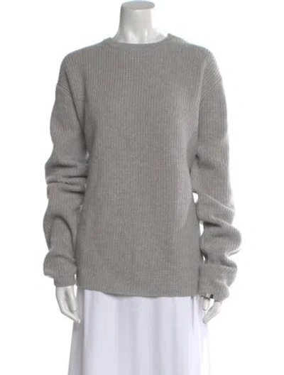 Pre-owned Extreme Cashmere Crew Neck Sweater In Gray