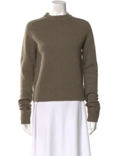 Pre-owned Extreme Cashmere Crew Neck Sweater In Green