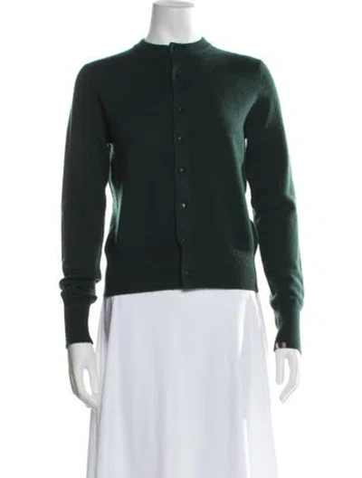 Pre-owned Extreme Cashmere Crew Neck Sweater In Green