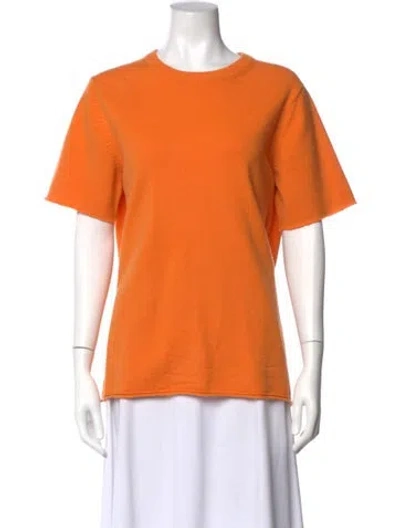 Pre-owned Extreme Cashmere Crew Neck Sweater In Orange