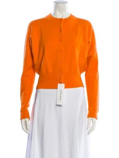 Pre-owned Extreme Cashmere Crew Neck Sweater In Orange