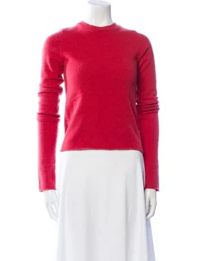 Pre-owned Extreme Cashmere Crew Neck Sweater In Red
