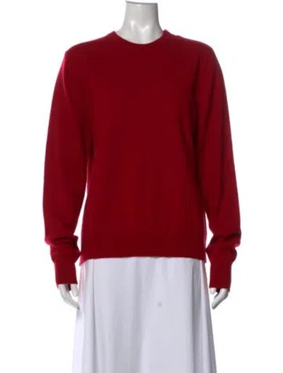 Pre-owned Extreme Cashmere Crew Neck Sweater In Red