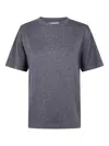 Extreme Cashmere Crew-neck T-shirt In Gray