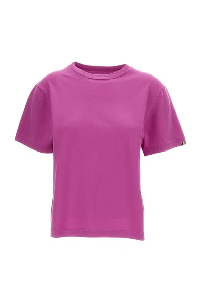 Extreme Cashmere Crew Neck T-shirt In Cotton And Cashmere Blend In Animal Print