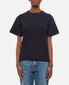 Extreme Cashmere Cuba Cashmere Cotton Blend T-shirt In Blue