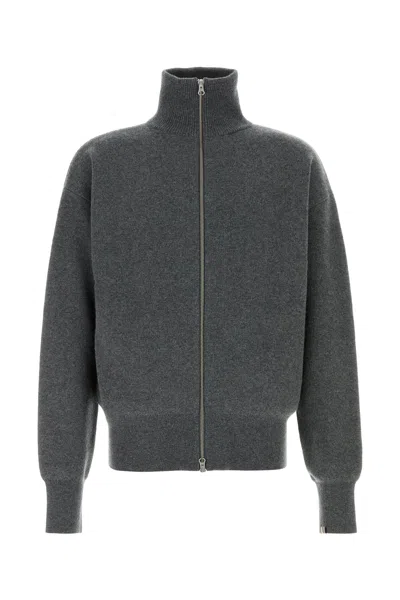 Extreme Cashmere Dark Grey Cashmere N°319 Cardigan In Gray