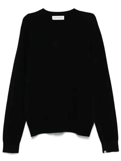 Extreme Cashmere Decorative-stitching Sweater In Black
