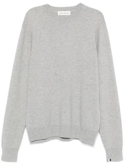 Extreme Cashmere Decorative-stitching Sweater In Grey