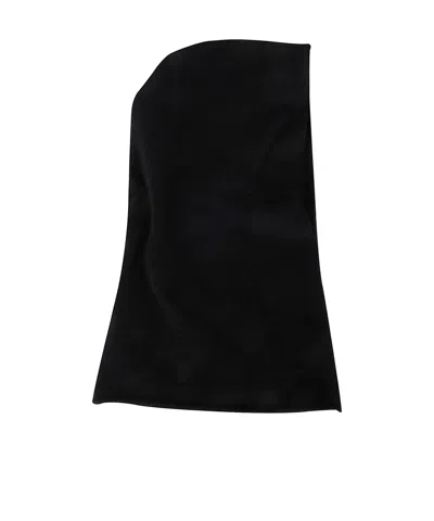 Extreme Cashmere Elastic Balaclava Hat In Black