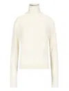 Extreme Cashmere Delicate Cashmere Sweater N°365 Thunder In White