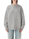 Extreme Cashmere Lovley Crew Neck In Gray