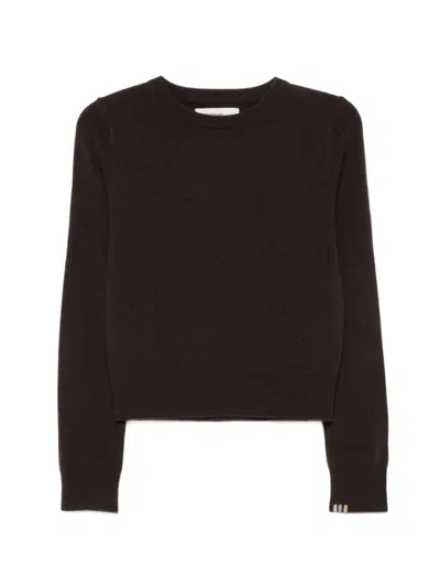 Extreme Cashmere February Crew-neck Sweater In Brown
