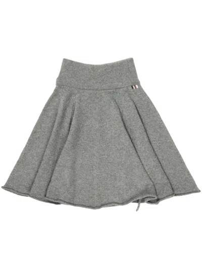 Extreme Cashmere Girl Mini Skirt In Grey