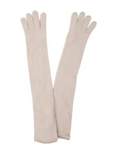 Pre-owned Extreme Cashmere Gloves In Neutrals