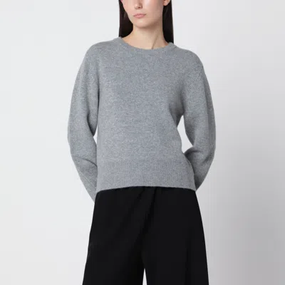 Extreme Cashmere Jeanne Crewneck Cashmere Sweater In Gray