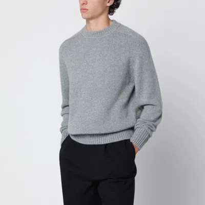 Extreme Cashmere Grey N°123 Bourgeois Sweater In Cashmere In Gray