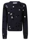 Extreme Cashmere 'n.373 Oldie Sequin' Sweater In Black