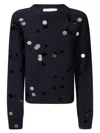 Extreme Cashmere 'n.373 Oldie Sequin' Sweater In Black