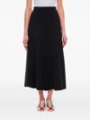 Extreme Cashmere High-waisted Draped Skirt