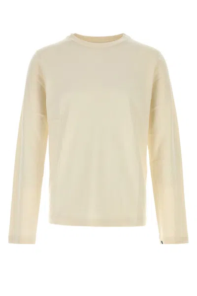 Extreme Cashmere Ivory Cotton Blend N°500 Sweater In Neutral