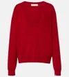Extreme Cashmere Jacop Cashmere-blend Sweater In Red