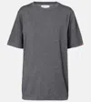 Extreme Cashmere James Cotton And Cashmere T-shirt In Gray