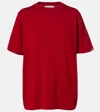 Extreme Cashmere James Cotton And Cashmere T-shirt In Red