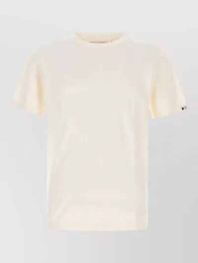 Extreme Cashmere James Cotton Blend Crew Neck T Shirt In White