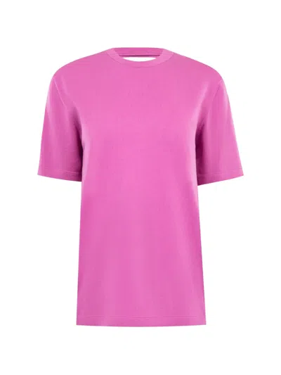 Extreme Cashmere James Crew-neck T-shirt In Pink