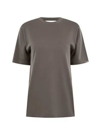 Extreme Cashmere James Cut-out T-shirt In Gray