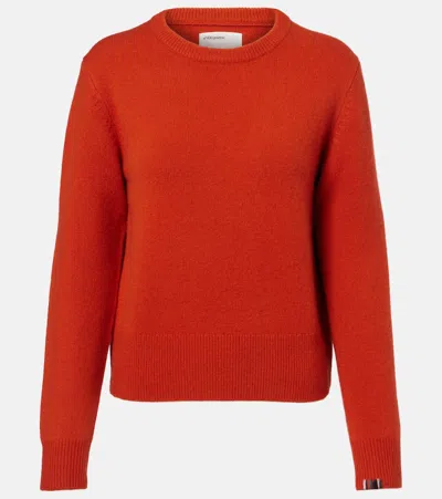 Extreme Cashmere Jeanne Cashmere-blend Sweater In Orange