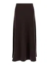 Extreme Cashmere N388 Ease Skirt In Brown