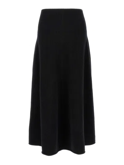 Extreme Cashmere N388 Ease Skirt In Black