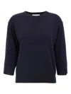 Extreme Cashmere N.398 Three-quarter Sleeve Sweater In Blue