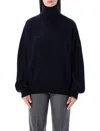 Extreme Cashmere Jill High Neck In Blue