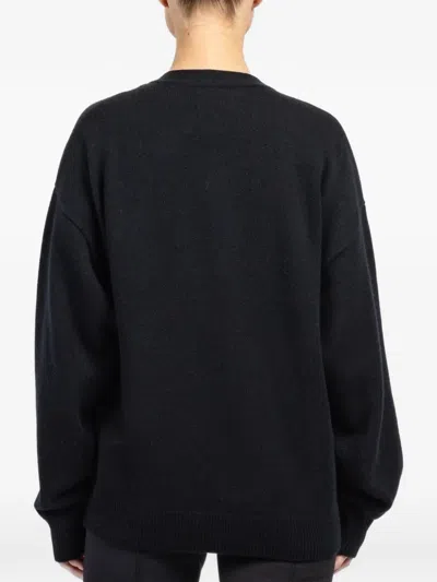 Extreme Cashmere Jonah Button Cardigan In Black