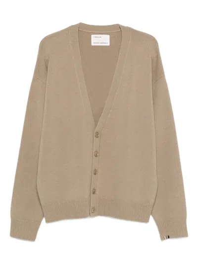 Extreme Cashmere Jonah Buttoned Cardigan In Neutral